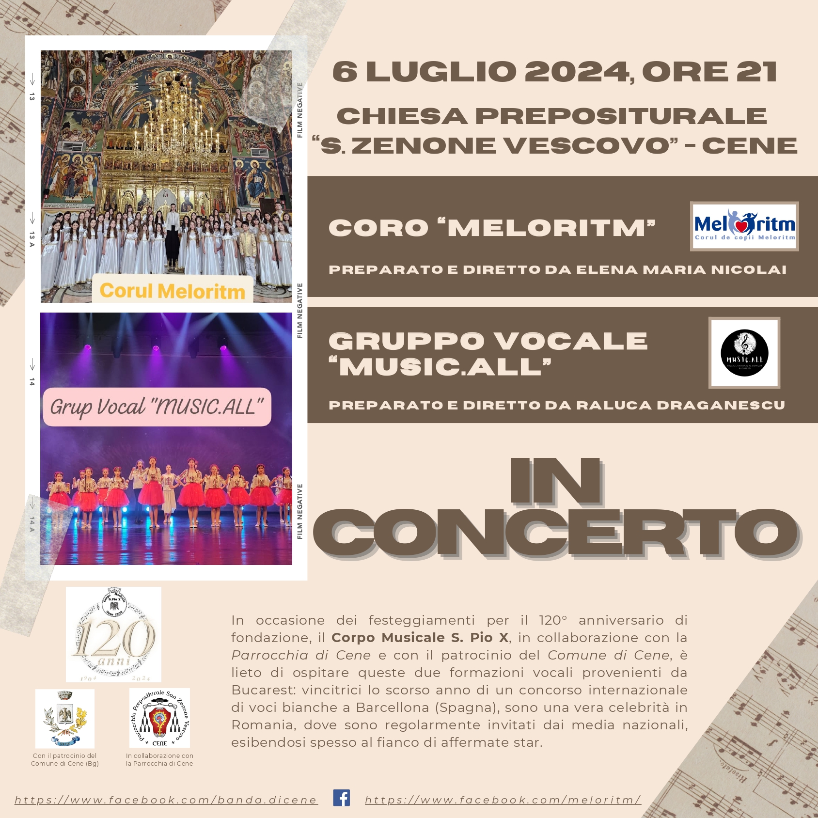 Coro Meloritm e Gruppo Vocale Music.All in concerto