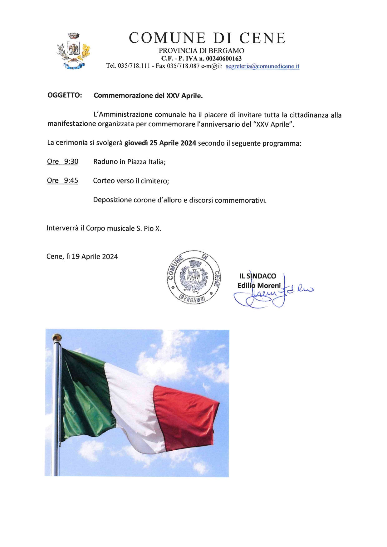 Commemorazione del XXV Aprile