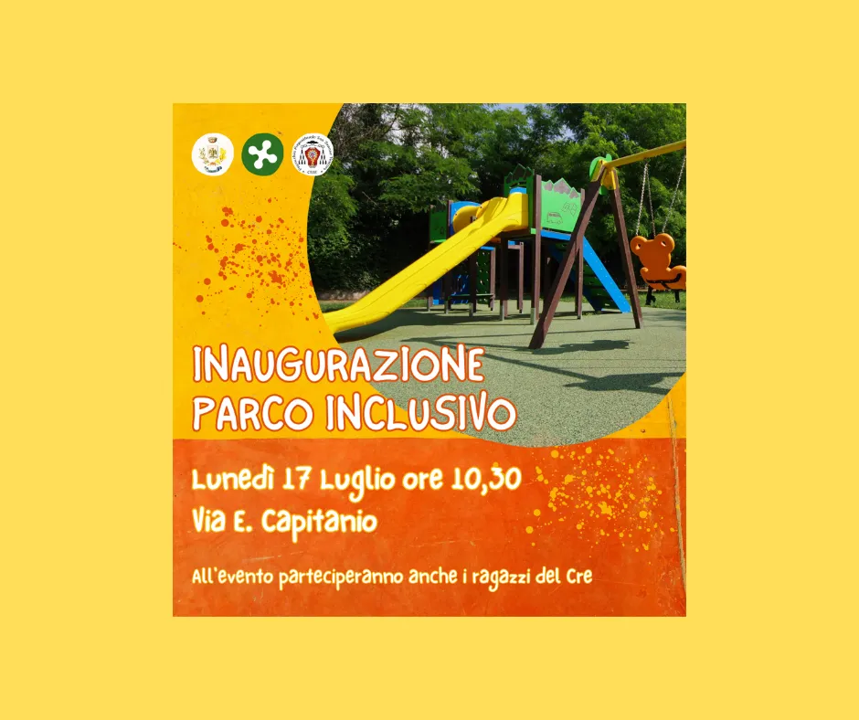 Inaugurazione Parco Inclusivo 